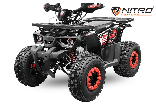 NITRO MOTORS 125cc midi Kinder Quad Rugby RS8-A Platin